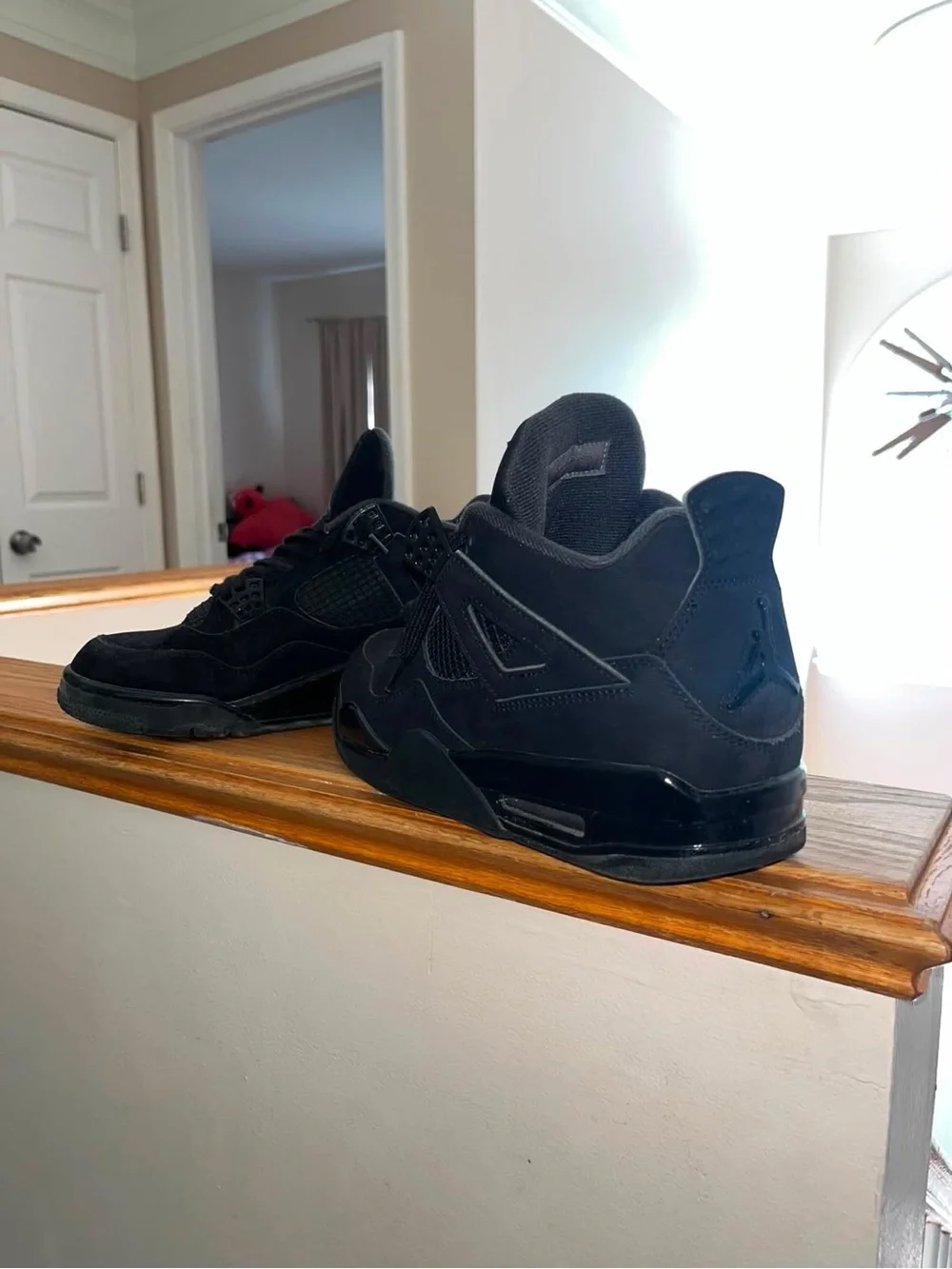 Jordan Black Suede High-Top Sneakers